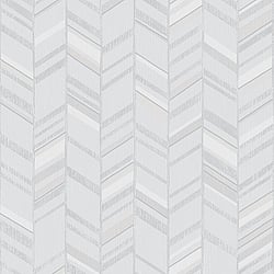 Galerie Wallcoverings Product Code G67717 - Special Fx Wallpaper Collection - Silver Grey Colours - Glitter Chevrons Design