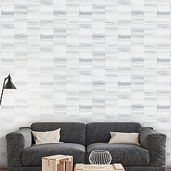 Galerie Wallcoverings Product Code G67738 - Special Fx Wallpaper Collection - Silver Grey Colours - Glitter Block Design