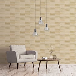 Galerie Wallcoverings Product Code G67742 - Special Fx Wallpaper Collection - Yellow Gold Colours - Glitter Block Design