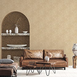 Galerie Wallcoverings Product Code G67760 - Natural Fx 2 Wallpaper Collection - Russet, Black Colours - Leopard Design