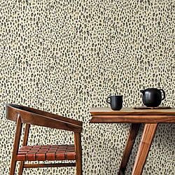 Galerie Wallcoverings Product Code G67761 - Natural Fx 2 Wallpaper Collection - Gold Colours - Leopard Design