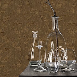 Galerie Wallcoverings Product Code G67778 - Utopia Wallpaper Collection - Brown Gold Colours - In Lay Design