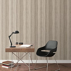 Galerie Wallcoverings Product Code G67800 - Ambiance Wallpaper Collection - Taupe Colours - Nomed Stripe Design