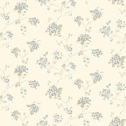 Galerie Wallcoverings Product Code G67865 - Miniatures 2 Wallpaper Collection - Blue Beige Cream Colours - Hydrangea Trail Design