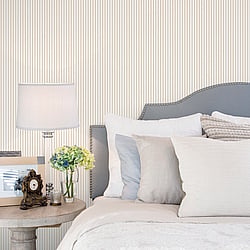 Galerie Wallcoverings Product Code G67913 - Smart Stripes 3 Wallpaper Collection - White Cream Colours - Narrow Stripe Design
