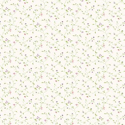 Galerie Wallcoverings Product Code G67923 - Miniatures 2 Wallpaper Collection - Pink White Green Purple Colours - Small Floral Trail Design