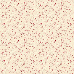 Galerie Wallcoverings Product Code G67925 - Miniatures 2 Wallpaper Collection - Red Cream Colours - small floral trail Design