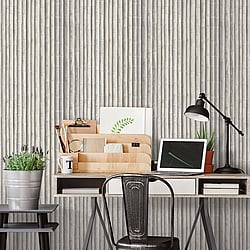 Galerie Wallcoverings Product Code G67942 - Organic Textures Wallpaper Collection - Grey Colours - Bamboo Design