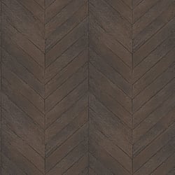 Galerie Wallcoverings Product Code G67997 - Organic Textures Wallpaper Collection - Dark Brown Colours - Chevron Wood Design
