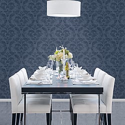 Galerie Wallcoverings Product Code G68014 - Utopia Wallpaper Collection -  Damask Design