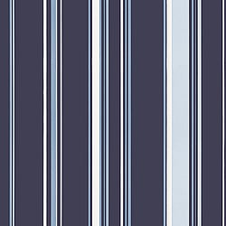 Galerie Wallcoverings Product Code G68056 - Smart Stripes 3 Wallpaper Collection - Navy, Blues Colours - Casual Stripe Design