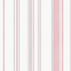 Galerie Wallcoverings Product Code G68057 - Smart Stripes 3 Wallpaper Collection - Pink, Grey Colours - Casual Stripe Design