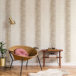 Galerie Wallcoverings Product Code G78275 - Atmosphere Wallpaper Collection - Taupe Colours - Sublime Stripe Design