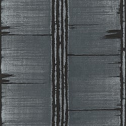 Galerie Wallcoverings Product Code G78284 - Bazaar Wallpaper Collection - Dark Teal Black Colours - Bark Stripe Design
