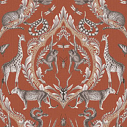Galerie Wallcoverings Product Code G78312 - Bazaar Wallpaper Collection - Rust Colours - Menagerie Design