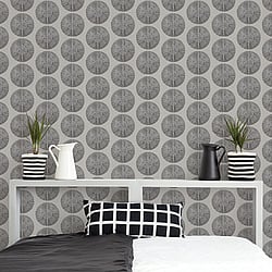 Galerie Wallcoverings Product Code G78330 - Bazaar Wallpaper Collection - Black Grey Colours - Soleil Design