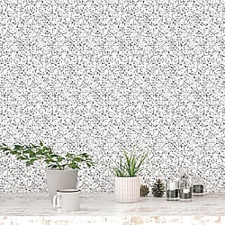 Galerie Wallcoverings Product Code G78334 - Bazaar Wallpaper Collection - Monochrome Colours - Tangier Tile Design