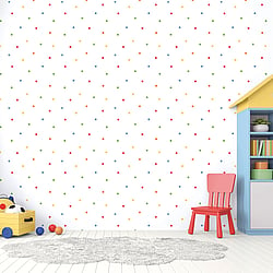 Galerie Wallcoverings Product Code G78367 - Tiny Tots 2 Wallpaper Collection - Primary Colours - Dots Design