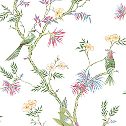 Galerie Wallcoverings Product Code G78490 - Secret Garden Wallpaper Collection -  Classic Bird Trail Design