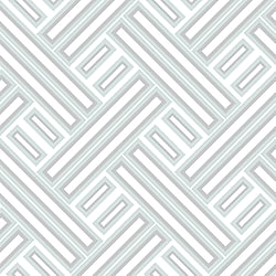 Galerie Wallcoverings Product Code GX37605 - Geometrix Wallpaper Collection - Mint Silver Colours - Geo Rectangular Design