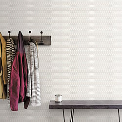 Galerie Wallcoverings Product Code GX37613 - Geometrix Wallpaper Collection - Grey Rose Colours - Zig Zag Design