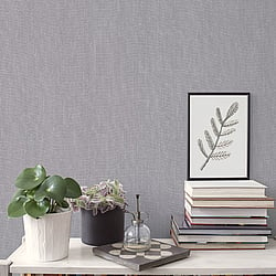 Galerie Wallcoverings Product Code GX37623 - Geometrix Wallpaper Collection - Dark Grey Colours - Coarse Linen Design