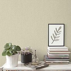 Galerie Wallcoverings Product Code GX37641 - Geometrix Wallpaper Collection - Green Colours - Mini Leaf Texture Design