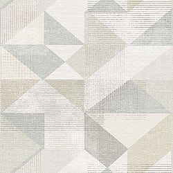 Galerie Wallcoverings Product Code GX37651 - Geometrix Wallpaper Collection - Beige Grey Colours - Silk Screen Geometric Design