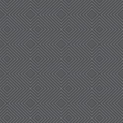 Galerie Wallcoverings Product Code HO20002 - Home Wallpaper Collection - Black Metallic Colours - Geo Diamond Motif Design