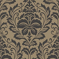 Galerie Wallcoverings Product Code HO20028 - Home Wallpaper Collection - Brown Orange Colours - Damask Motif Design