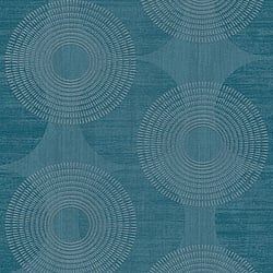 Galerie Wallcoverings Product Code HO20032 - Home Wallpaper Collection - Blue Colours - Circles Motif Design