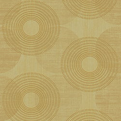 Galerie Wallcoverings Product Code HO20039 - Home Wallpaper Collection - Yellow Colours - Circles Motif Design