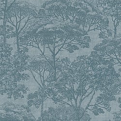 Galerie Wallcoverings Product Code HV41030 - Havana Wallpaper Collection - Blue Colours - Havana Tree Motif Design