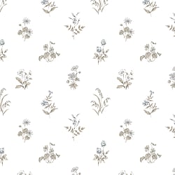 Galerie Wallcoverings Product Code KE29934 - Kitchen Style 3 Wallpaper Collection - Grey Beige White Colours - Floral Prints Design