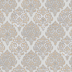 Galerie Wallcoverings Product Code MT2035 - Lustre Wallpaper Collection - Rose Gold Colours - Modern Damask Design