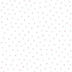 Galerie Wallcoverings Product Code ND21124 - Little Explorers Wallpaper Collection - Pink White Colours - Pink Heart of Glitter Design