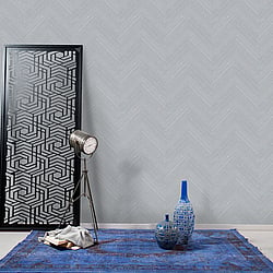 Galerie Wallcoverings Product Code NHW1021 - Enchanted Wallpaper Collection - Blue Colours - Harringtone Light Blue Design