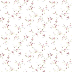 Galerie Wallcoverings Product Code PF38148 - Pretty Prints Wallpaper Collection - Pink, Green, Blue Colours - Como Trail Design