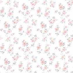Galerie Wallcoverings Product Code PF38171 - Pretty Prints Wallpaper Collection - Grey, Pink, Beige Colours - Mini Rose Trail Design