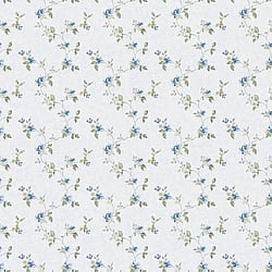 Galerie Wallcoverings Product Code PF38175 - Pretty Prints Wallpaper Collection - Blue, Green Colours - Mini Floral Trail Design