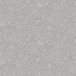 Galerie Wallcoverings Product Code S13126 - Sommarang Wallpaper Collection - Grey Colours - Mono Flora Design