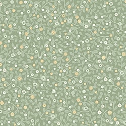 Galerie Wallcoverings Product Code S24127 - Sommarang 2 Wallpaper Collection - Green Colours - Daisy trail Design