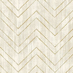 Galerie Wallcoverings Product Code SE20521 - Essentials Wallpaper Collection - Cream Gold Colours - Rustic Chevron Design