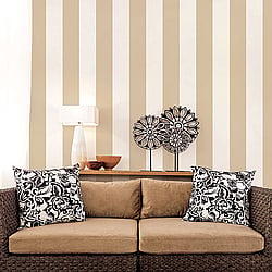 Galerie Wallcoverings Product Code SH34543 - Shades Wallpaper Collection - Taupe Colours - Wide Stripe Design