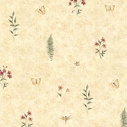 Galerie Wallcoverings Product Code SP21158 - Kitchen Style 3 Wallpaper Collection - Yellow Green Red Colours - Butterflies and Bees Design