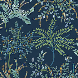 Galerie Wallcoverings Product Code TJ40412 - Mulberry Tree Wallpaper Collection - Blue Colours - Bedgebury Design