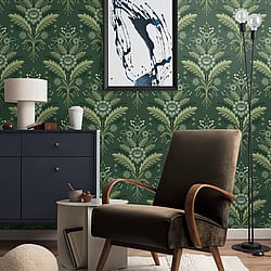 Galerie Wallcoverings Product Code TJ40604 - Mulberry Tree Wallpaper Collection - Green Colours - Moorbank Design