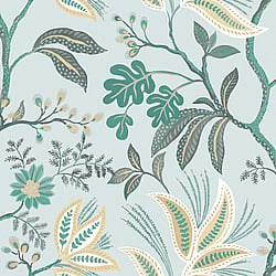 Galerie Wallcoverings Product Code TJ41104 - Mulberry Tree Wallpaper Collection - Blue Colours - Kew Design