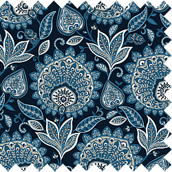 Galerie Wallpaper Product code: TJ42412F - Mulberry Tree Wallpaper Collection - Blue Colours - Sheffield Fabric Design