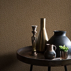 Galerie Wallcoverings Product Code TP21252 - Passenger Wallpaper Collection - Brown Colours - Rattan Design